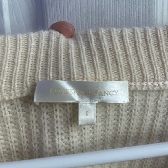 Loveshackfancy Robinson Cashmere Top